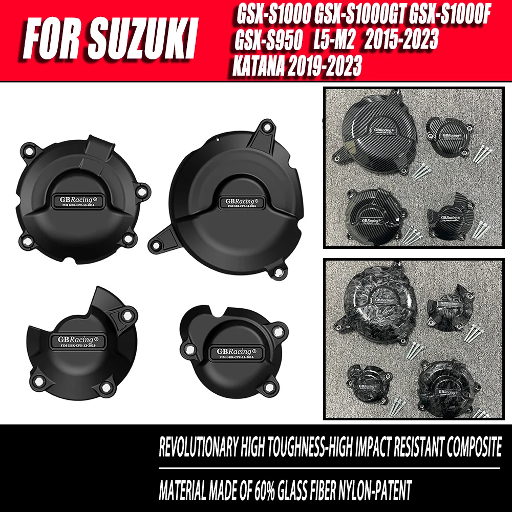 For Suzuki GSX-S1000 GSX-S1000F GSX-S1000GT 2015-2023 L5-M2 GSX-S950 2020-2023 KATANA L9-M2 2019-2023 Engine Protection Cover