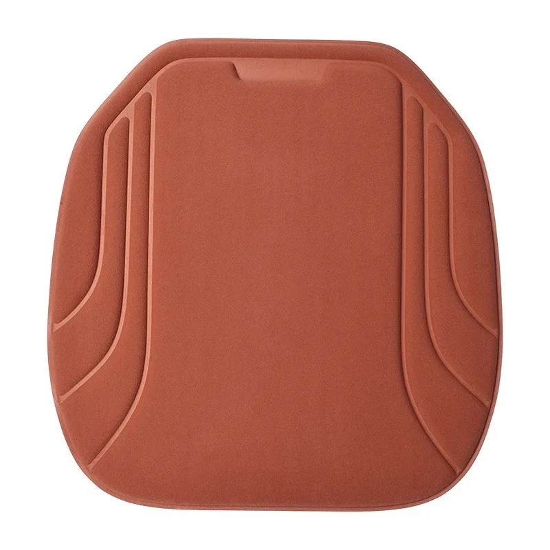 Three-Stripe Car Seat Cushion Faux Suede Breathable Anti-Slip Universal Seat Pad One-Piece Molded Auto Interior Cover Mat view 6