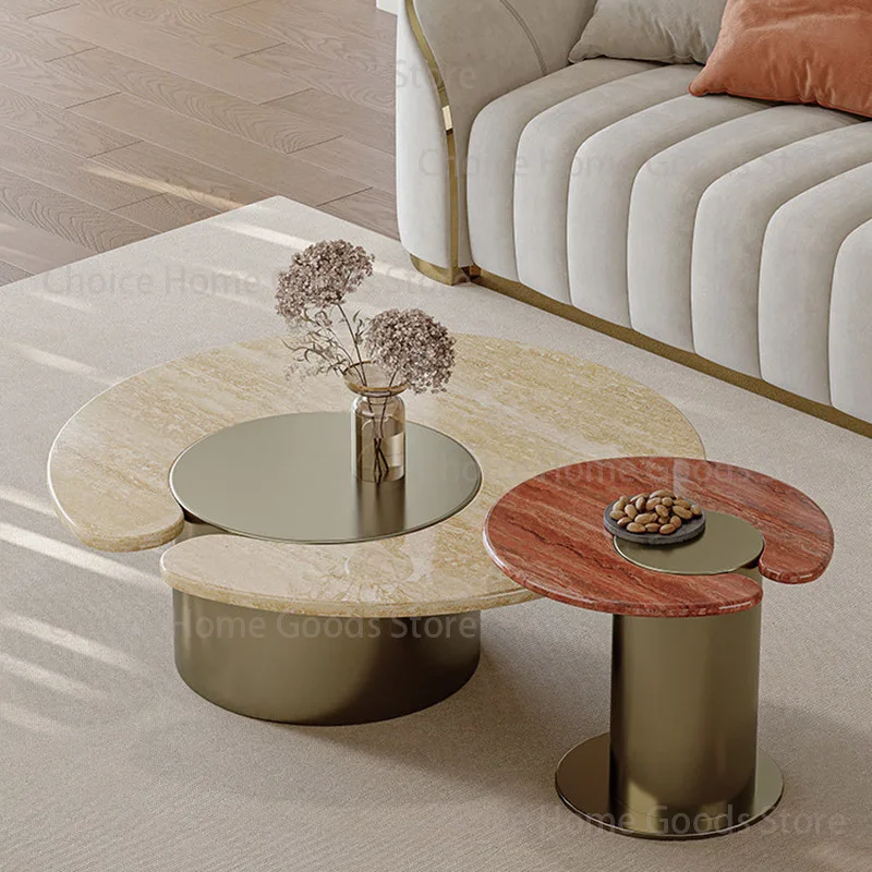 Vintage Practical Coffee Table Spa Barber Grade Center Table Reinforced Wear Resistant Tavolino Salotto Living Room Furniture