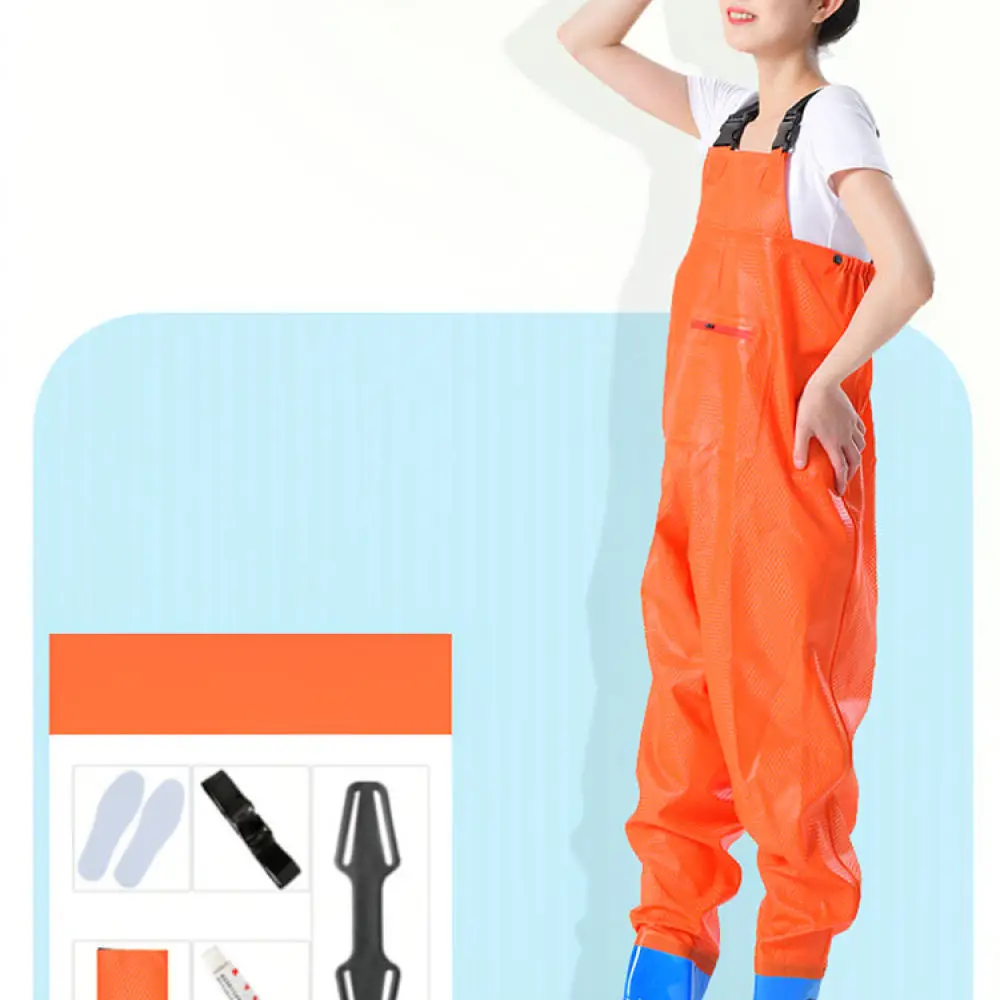 Lightweight Wading Overalls Fishing Gear Waterproof Rain Pants For River Creek Walking Beach Shelling Adventure Sport Apparel