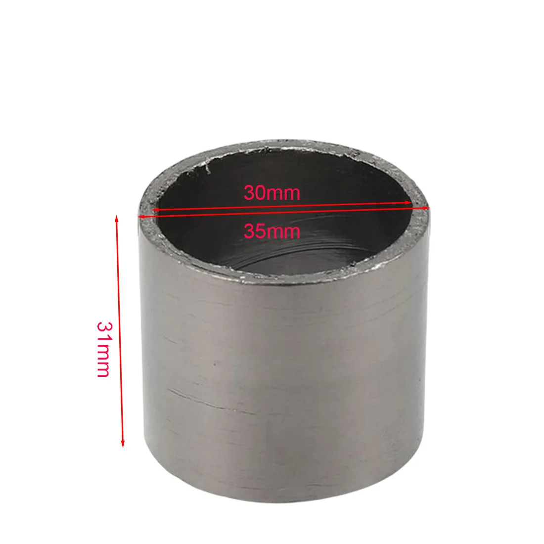 Motocicleta Silenciador Tubo De Escape Grafite Junta De Vedação Anel, Conector Silenciador Interno Dia, Moto Sujeira Pit Bike O-Ring, 30-55mm