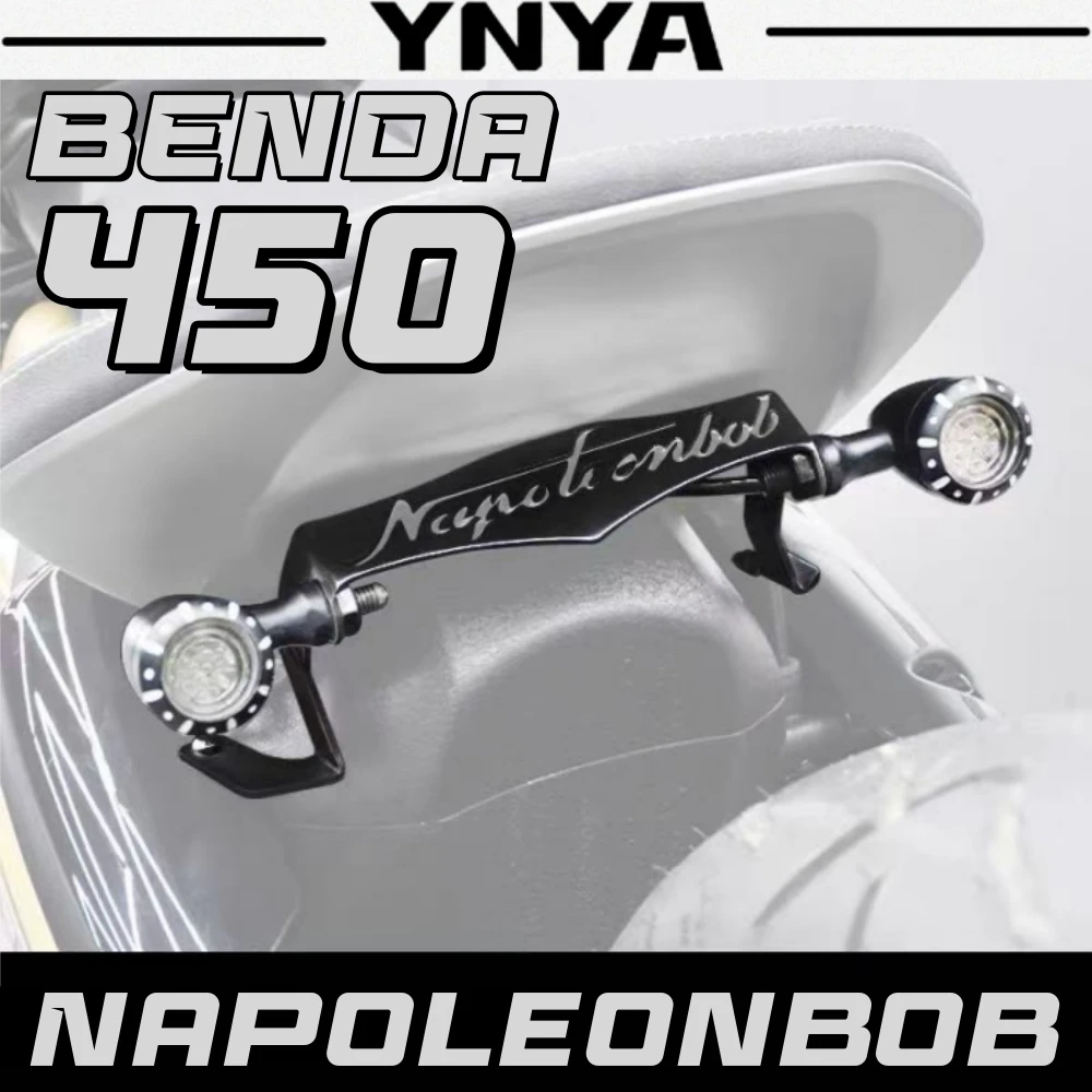 Image of Für BENDA Napoleonbob450 Modifizierte Drei-in-Eins Heck-Blinkerleiste Retro LED Wasserlichtleiste Brems- und Rücklicht