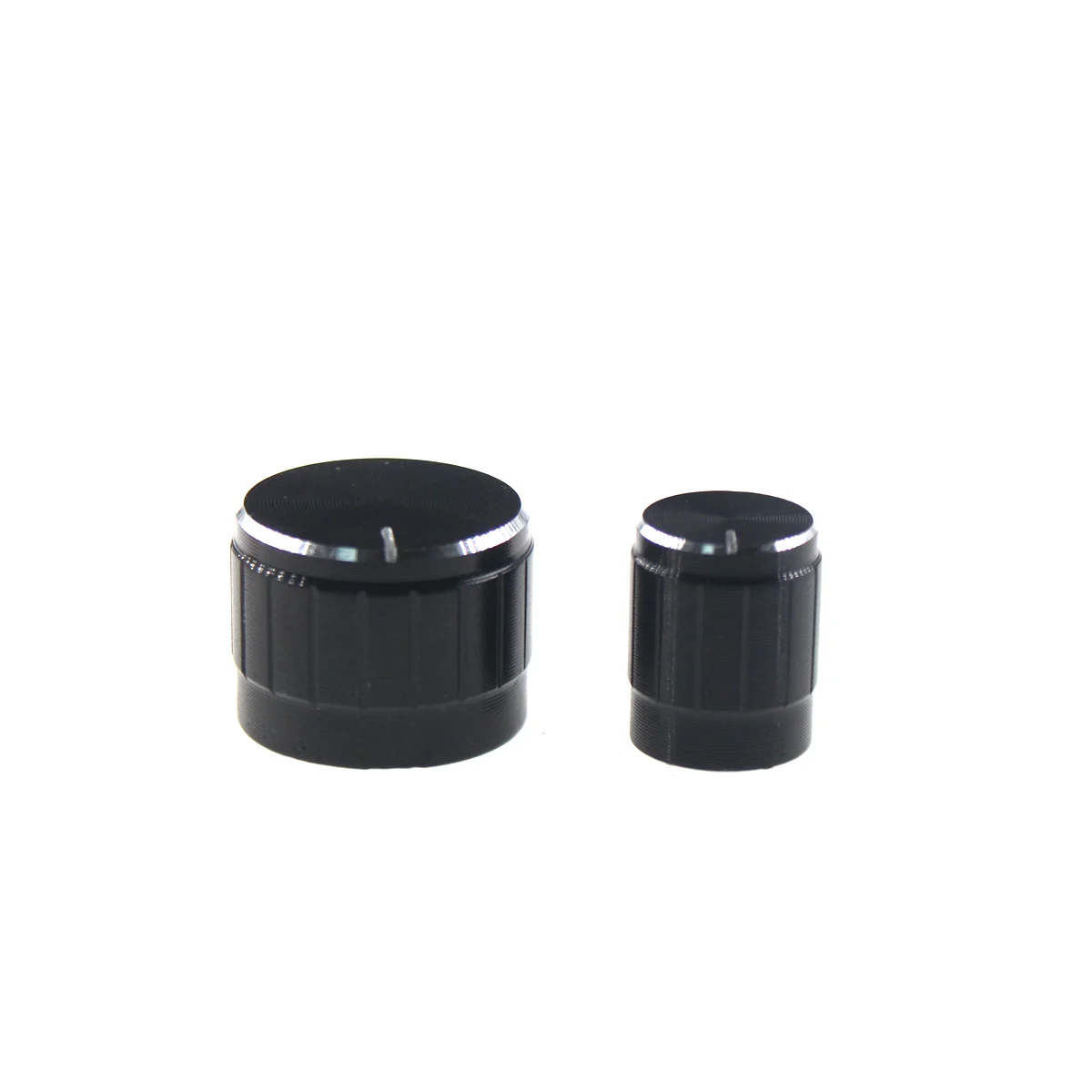 5PCS aluminum alloy knob hat 23*17/21*17/16.5*15mm inner hole diameter 6 mm amplifier audio aluminum alloy knob