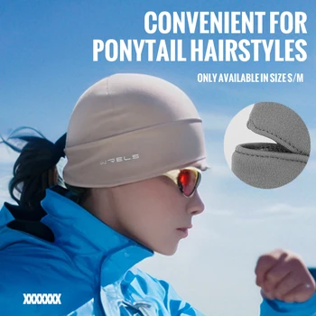 WRELS Warme muts Zachte polar fleece hoed Dikke winddichte pet Outdoor muts Hardlopen Skiën Caps Unisex Geschikt voor Unisex