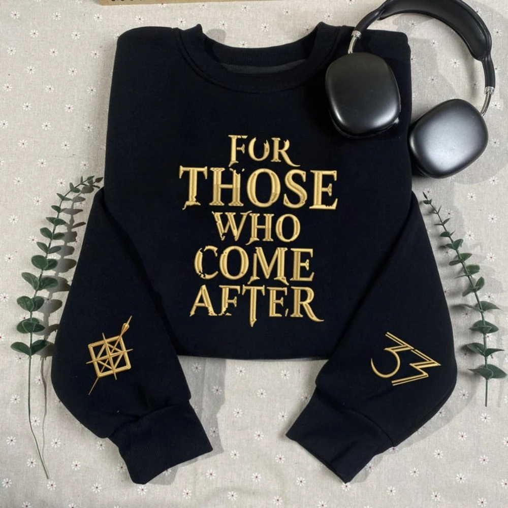 Expedition 33 sweat à capuche imprimé "pour ceux qui viennent après" citation Gamer Gustave Clair Obscur Fan pull de jeu vidéo Clair Obscur pull