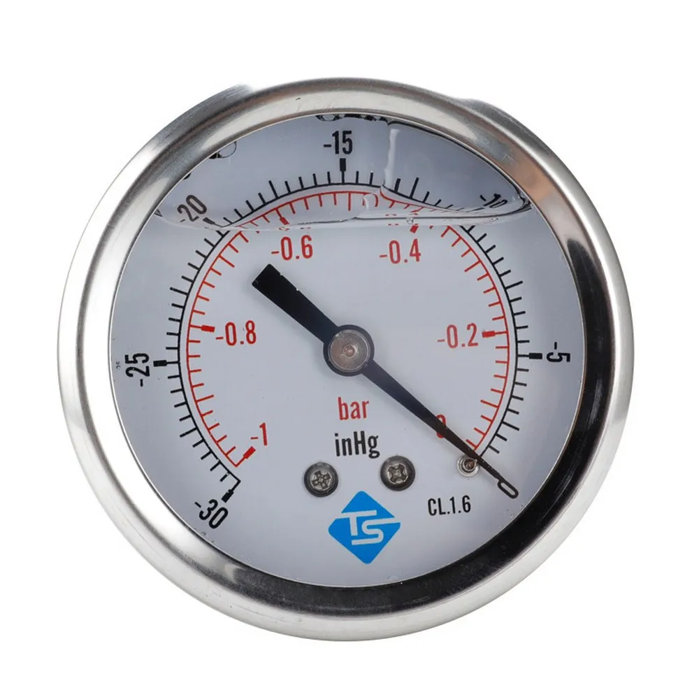 

Quality Y60 Anti-seismic Axial Oil Filling Vacuum Pressure Gauge Hydraulic Pressure Gauge -1-0 Bar -1-1Bar -1-2 Bar Barometer