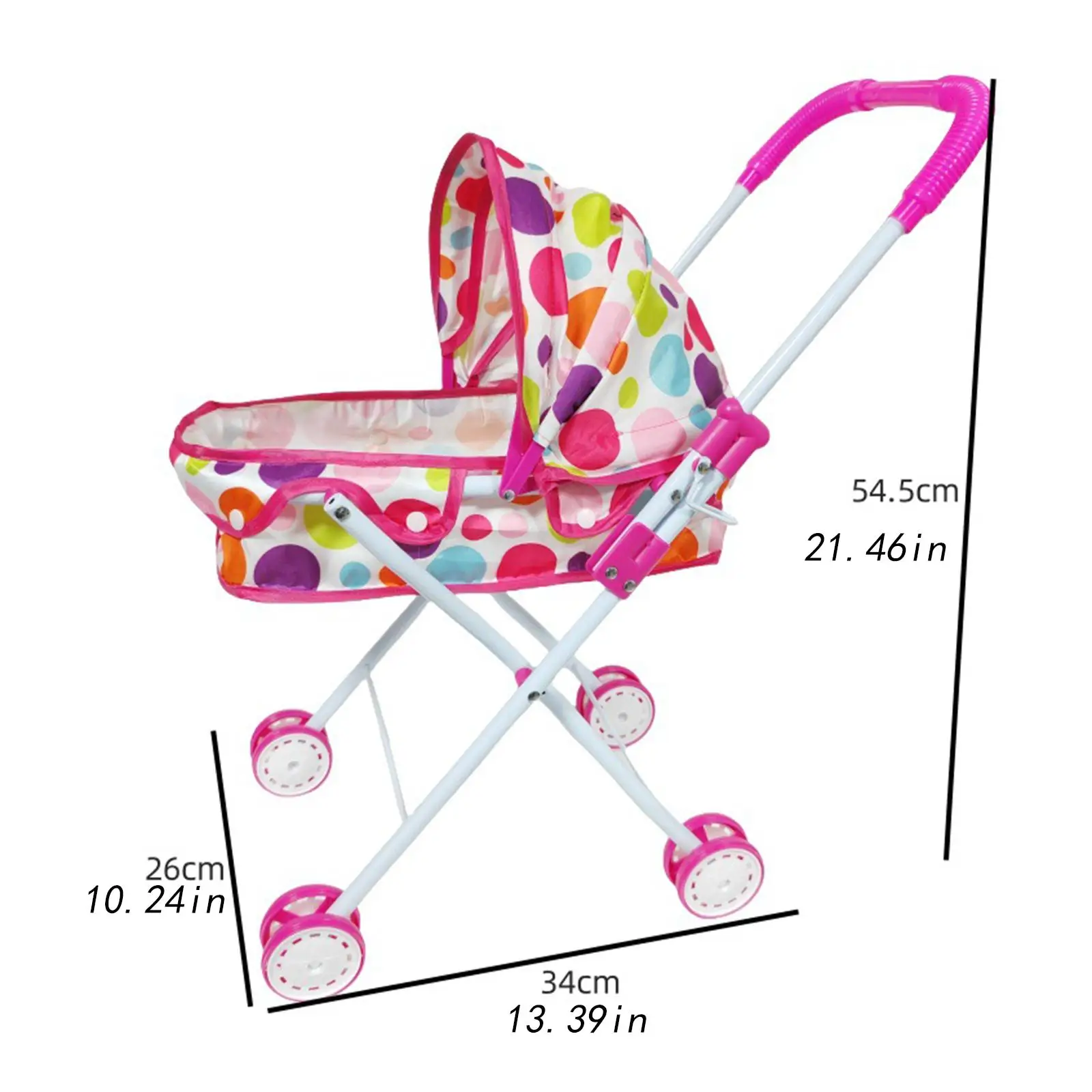 Carrinho de brinquedo para bonecas, desenvolvimento, dramatização, interativo, dobrável, educacional, fingir jogar, boneca, carrinho de simulação, brinquedo
