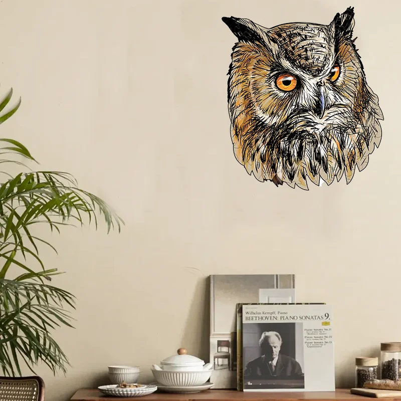 Animale Gufo Puzzle educativo in legno Giocattolo educativo Gioco interattivo genitore-figlio Regalo di festa