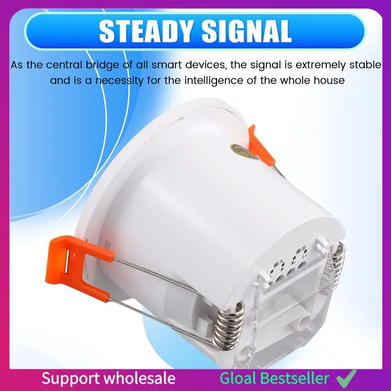 

A38M Zigbee Mmwave детектор присутствия человека 220 В/110 В радарный датчик движения реле Lux Light/обнаружение расстояния Tuya