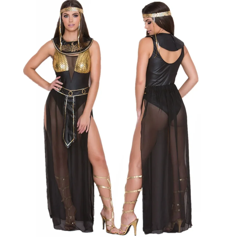 Purim Halloween Kostüme für erwachsene Frauen ägyptischen Pharao Cleopatra Kostüm Fantasia Ägypten Königin Cosplay Kostüm