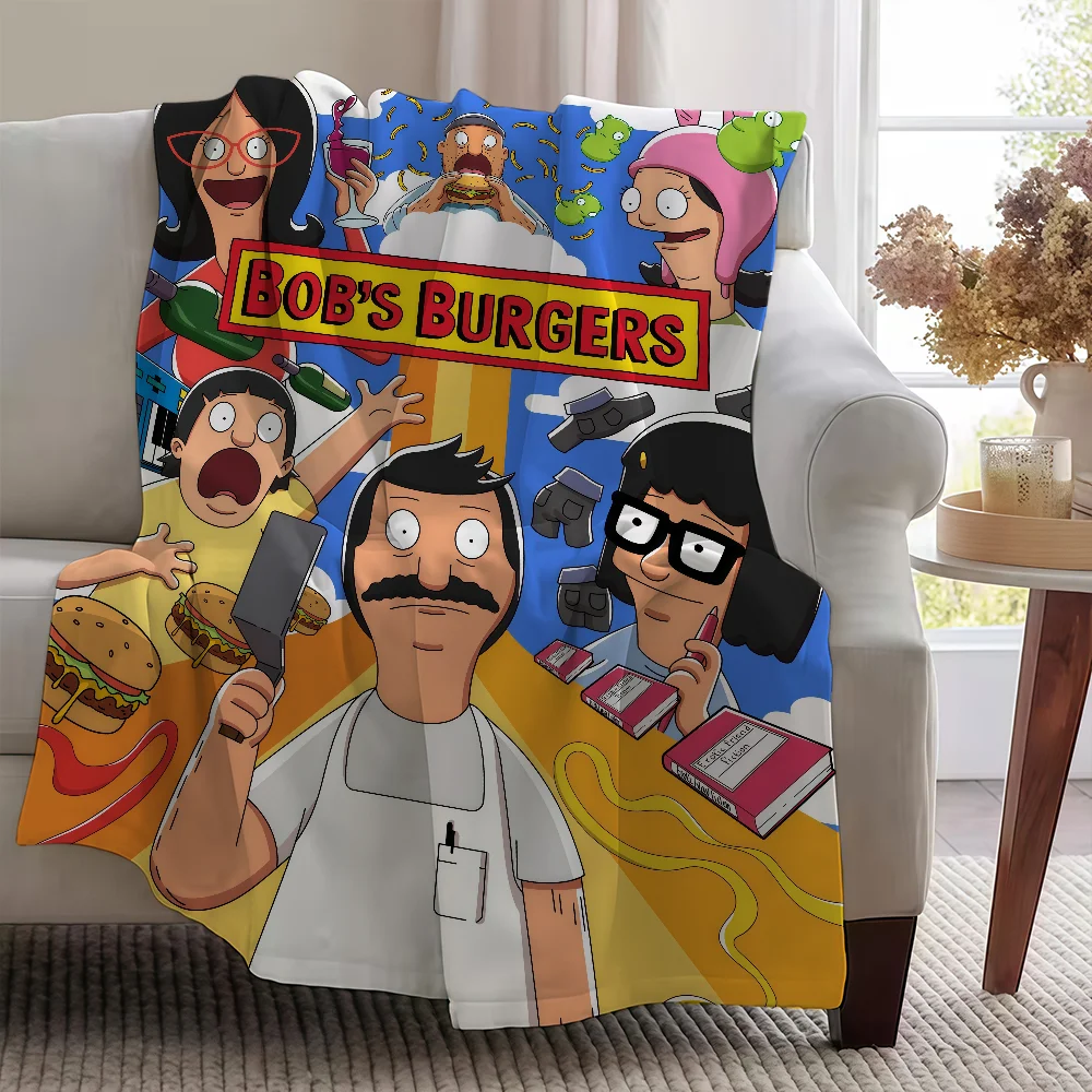 B-BobS-ES B-BurgerS-ES Cartoon Blanket Soft Warm Furry Throw Super Kids Toys Bed Sofa Car Cradle