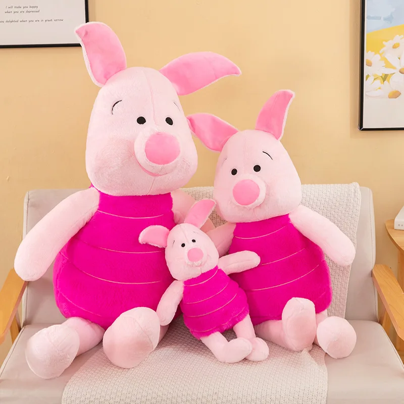 50cm Cartoon Pijie Schwein Plüsch tier rosa Riesen puppe Bett Stoff Puppe rosa Schwein Puppe Winnie kleiner Bär Freund schlafen Plüschtiere Puppen