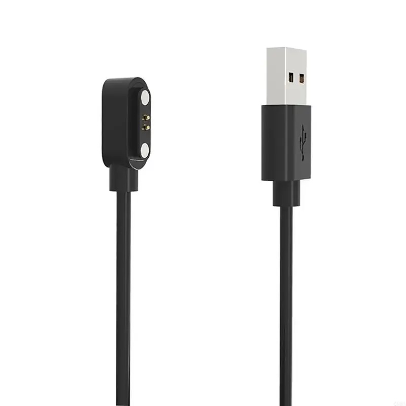 Q5WA Cable cable USB para HW12 HW16 para reemplazo reloj inteligente 2 pines magnéticos usb magnéticos