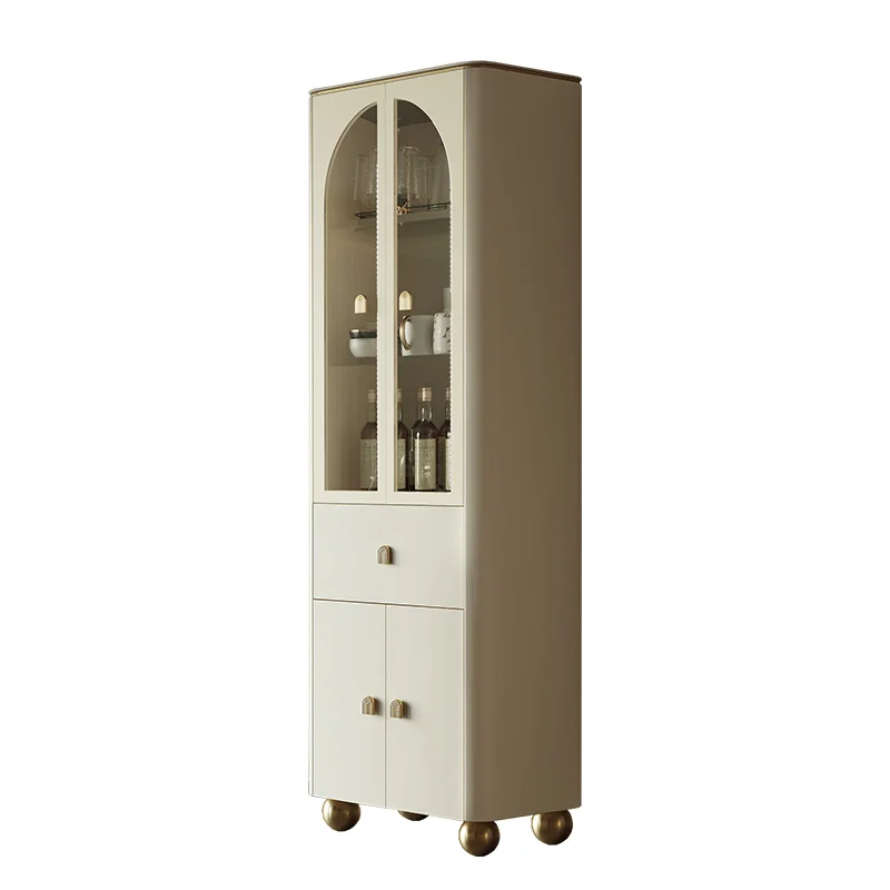 

Modern simple living room wine cabinet tea cabinet locker integrated