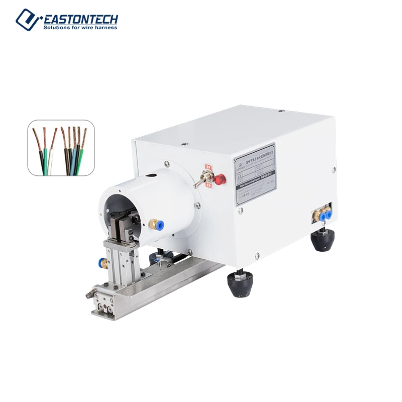 

EASTONTECH EW-10ST-2 High Quality Cable Manufacturing Equipment Wire Stripper Twisting Machine For AWG26-AWG10 Wires 3-45mm
