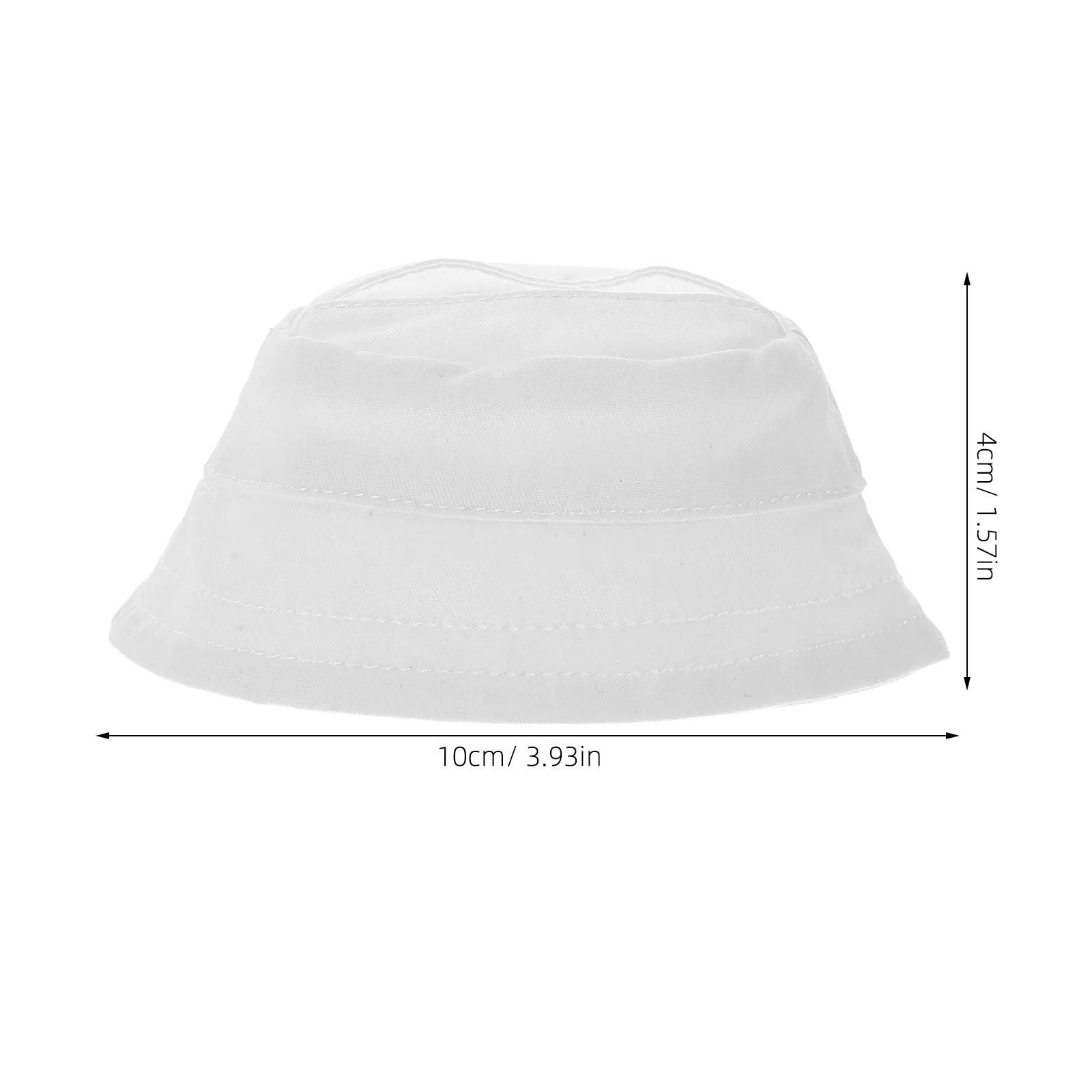 قبعة صياد صغيرة مقاس 17 سم، تصميم مفتوح، مادة ناعمة مريحة لتزيين الحرف اليدوية الصغيرة، قبعة الصياد