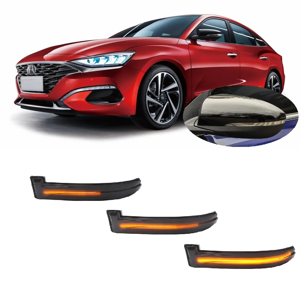for Hyundai Lafesta 2018 2019 2020 2021 2022 2023 Dynamic LED Blinker Indicator Rearview Mirror Turn Light Signal Lamp