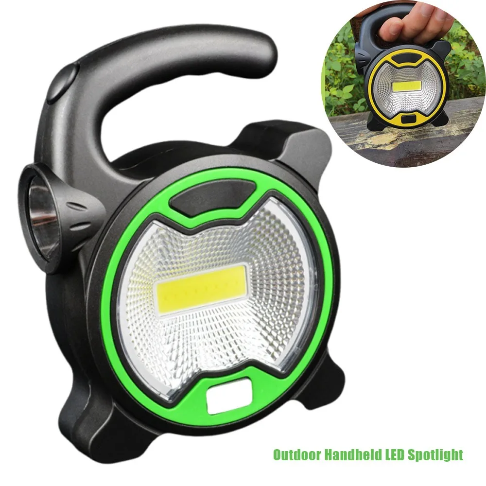 Work Light LED Spotlight Camping Flashlight Camping Light Handheld Flashlights LED Lanterns Mini LED Without Battery Portable