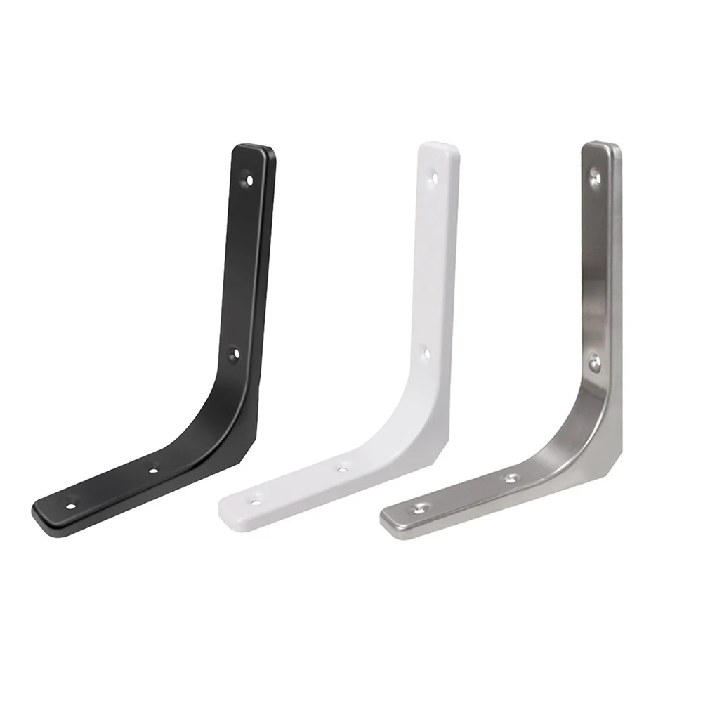 8 In Wall Shelves Bracket Easy Install Reinforced Shelf Bracket Heavy Duty Shelf Brackets Metal 90 Degree Supports for Shelves