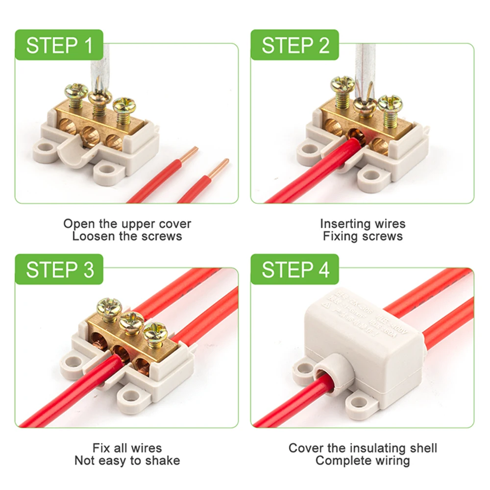 5PCS High Power Splitter Quick Wire Connector Terminal Block Electrical Cable Junction Box ZK-306 ZK-506 ZK-316 ZK516 Connectors