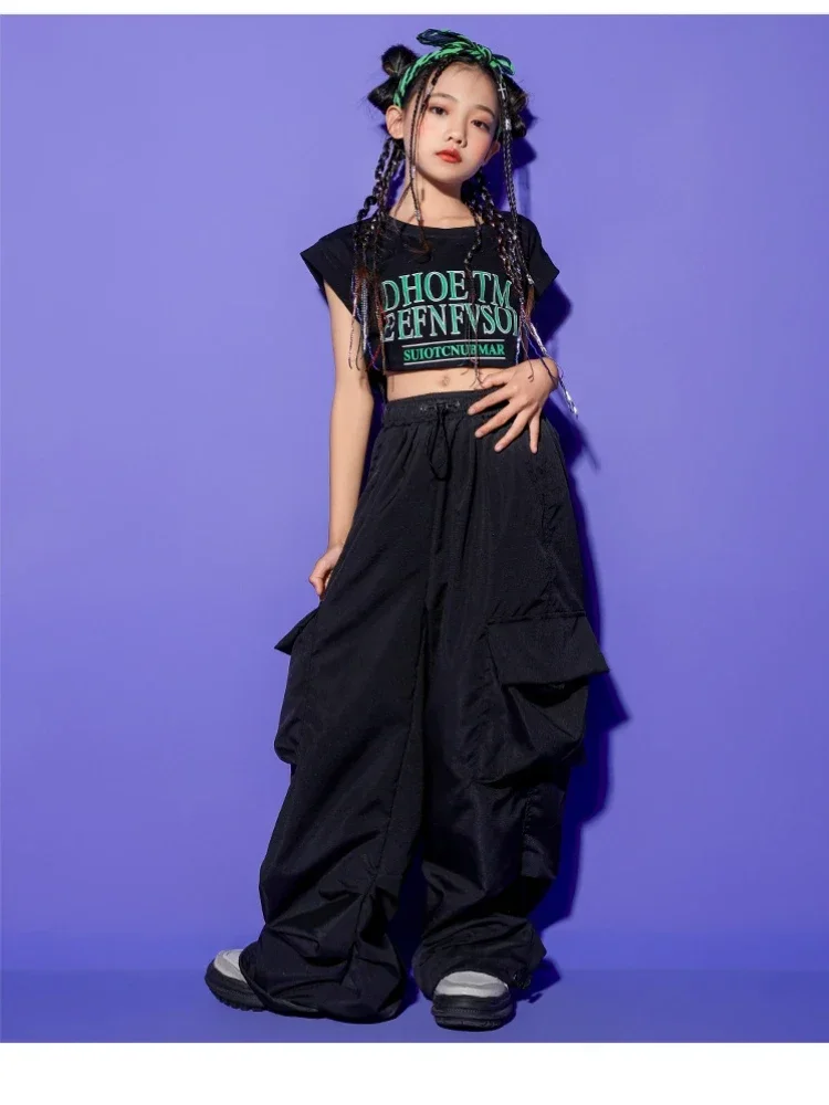 Rave Kleding Meisjes Danskleding Podium Kinderen Hip Hop Kleding Meisjes Jazz Street Dance Kostuum Kids Ballroom Dancewear Podium