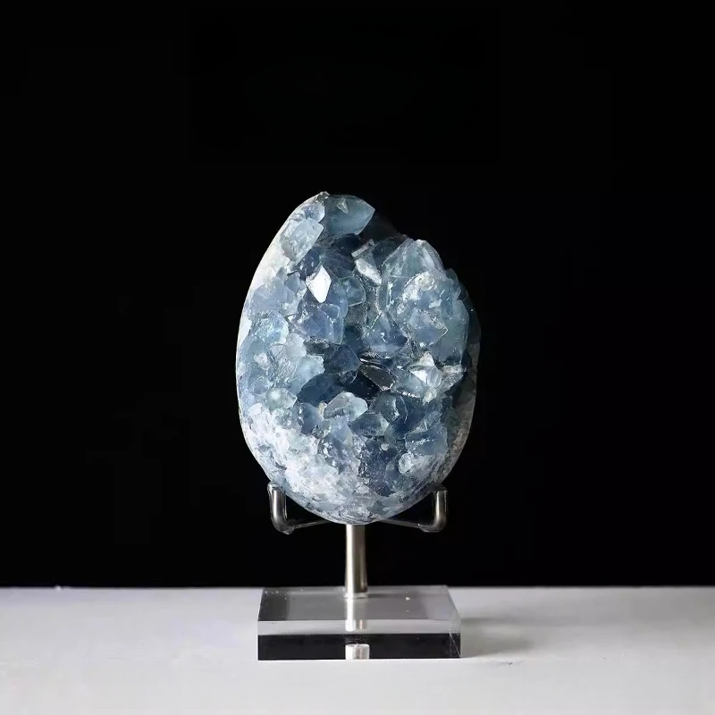 crystal cluster blue crystal cave rough stone ornament couple gift office living room purification magnetic field balance