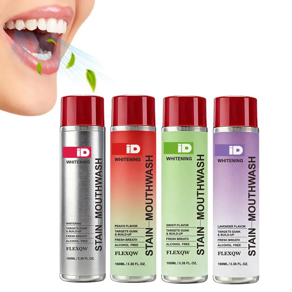 Hismile ID Whitening Mouthwash Gentle And Alcohol-free Deeply Cleaning Whitening Teeth Freshening Breath Eliminating Bad Breath