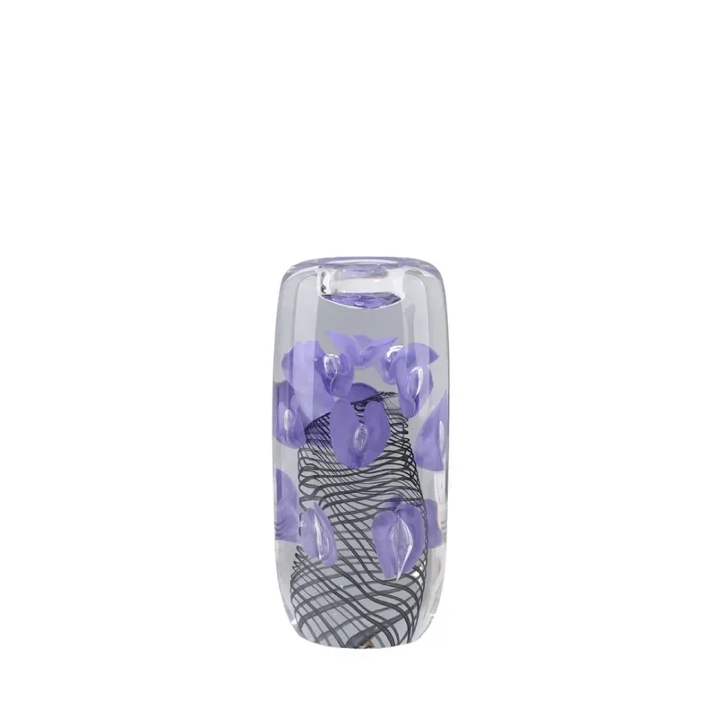 Modern Light Luxury Creative Inlaid Petal Glazed Candlestick Ornament for Living Room Restaurant Hotel Model Room Home