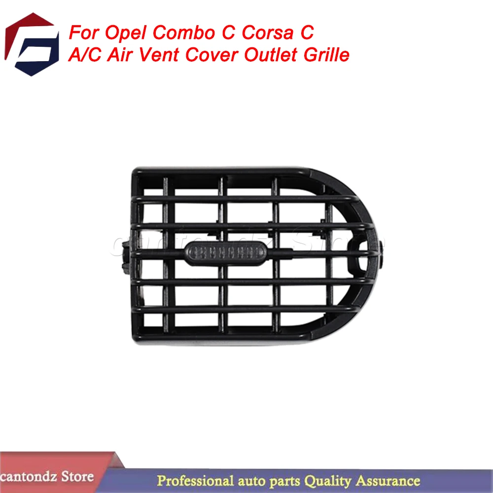 Center Air Vent Grille For Opel Combo C Corsa C A/C Air Vent Cover Outlet Grille Black 90535120 Car Accessories