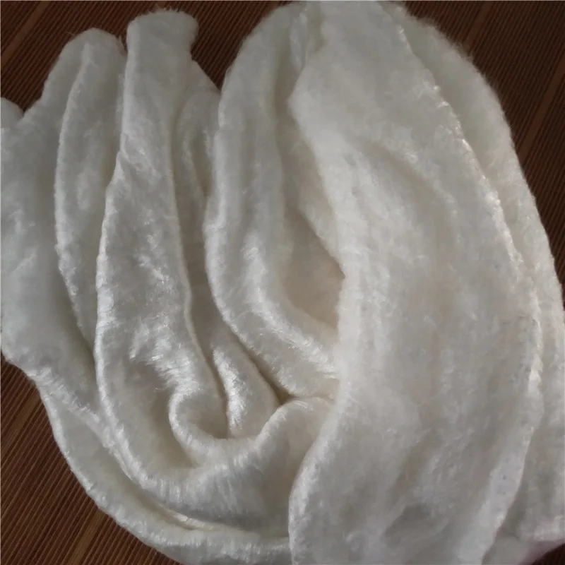 200g Silk raw materials Silk fiber