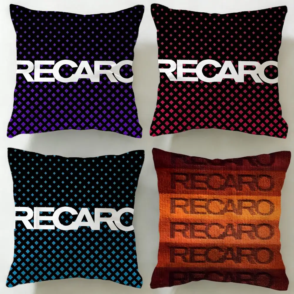 Funda de cojín clásica de la marca Recaro, funda de almohada suave y fácil de lavar, versátil para sofá, cama, viajes y oficina