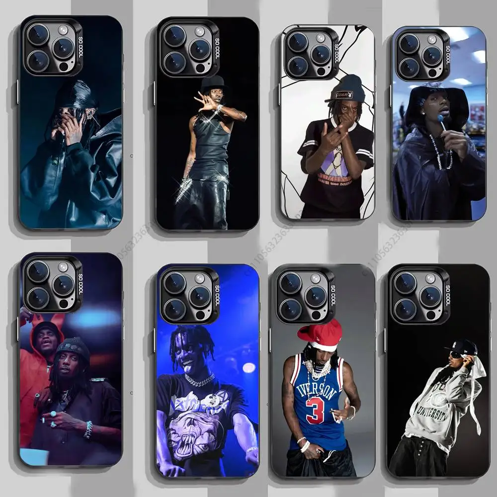 

P-Playboi Carti Rapper phone Case for iPhone 17 11 12 Pro Max Plus Mini Air SE 16e 14 15 16 13 Soft Shell