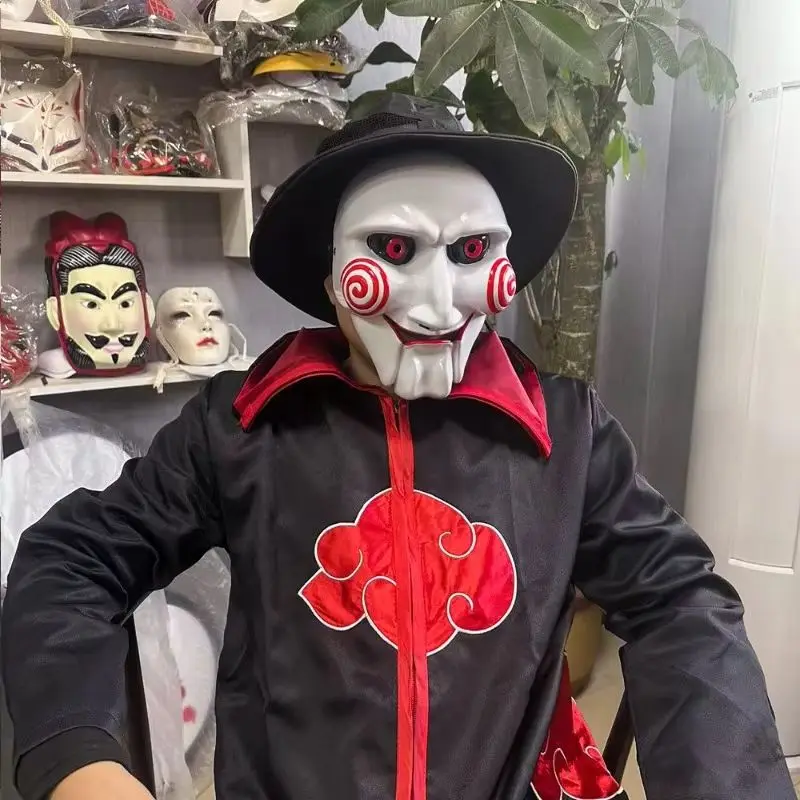 Chainsaw Man Horror Cosplay Scare Resin Figure for Halloween Party Dance Festival Adult Japanese Costume Accessory