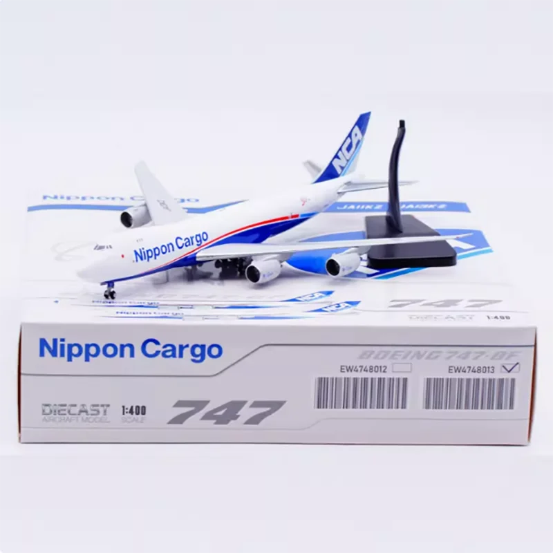 JC Wings 1:400 Scale Alloy Aircraft Model Japan Cargo Airlines B747-8F JA13KZ Aircraft Model Collection Display Decoration