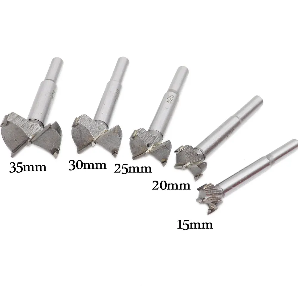 1pc 15/20/25/30/35mm Wood Drill Bit Self Centering Hole Saw Cutter Wood Hole Drilling Tools Forstner Drill Bit