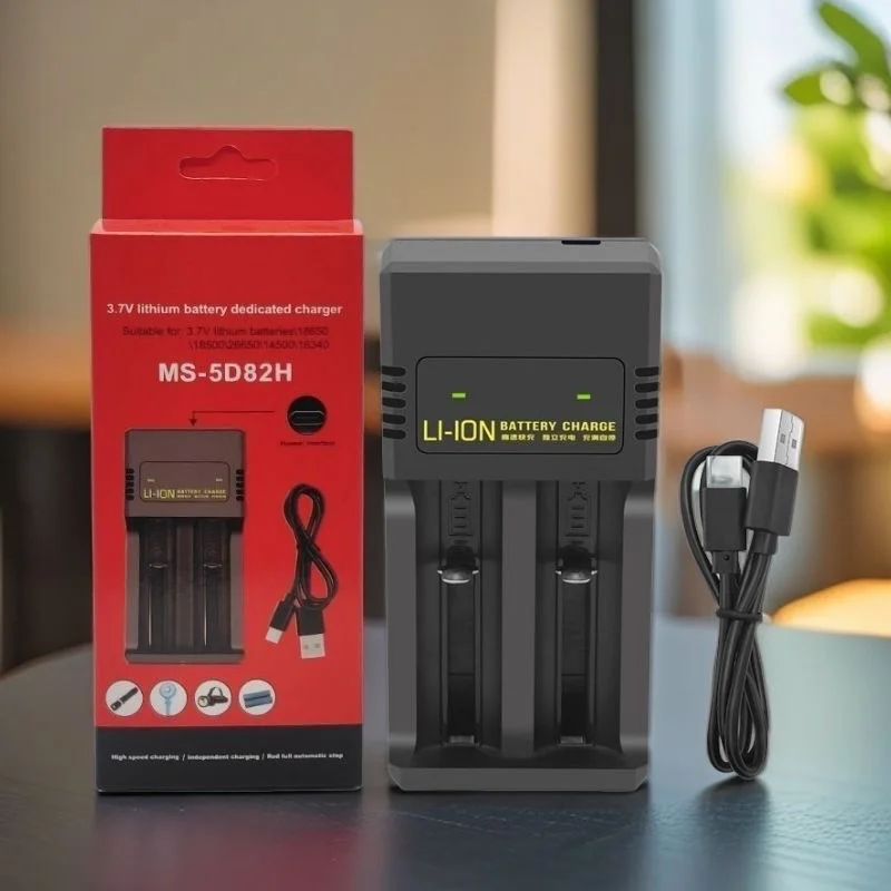 

New 3.7V 18650 3500Mah Capacity Lithium-Ion Rechargeable Battery Flashlight Battery+Charger