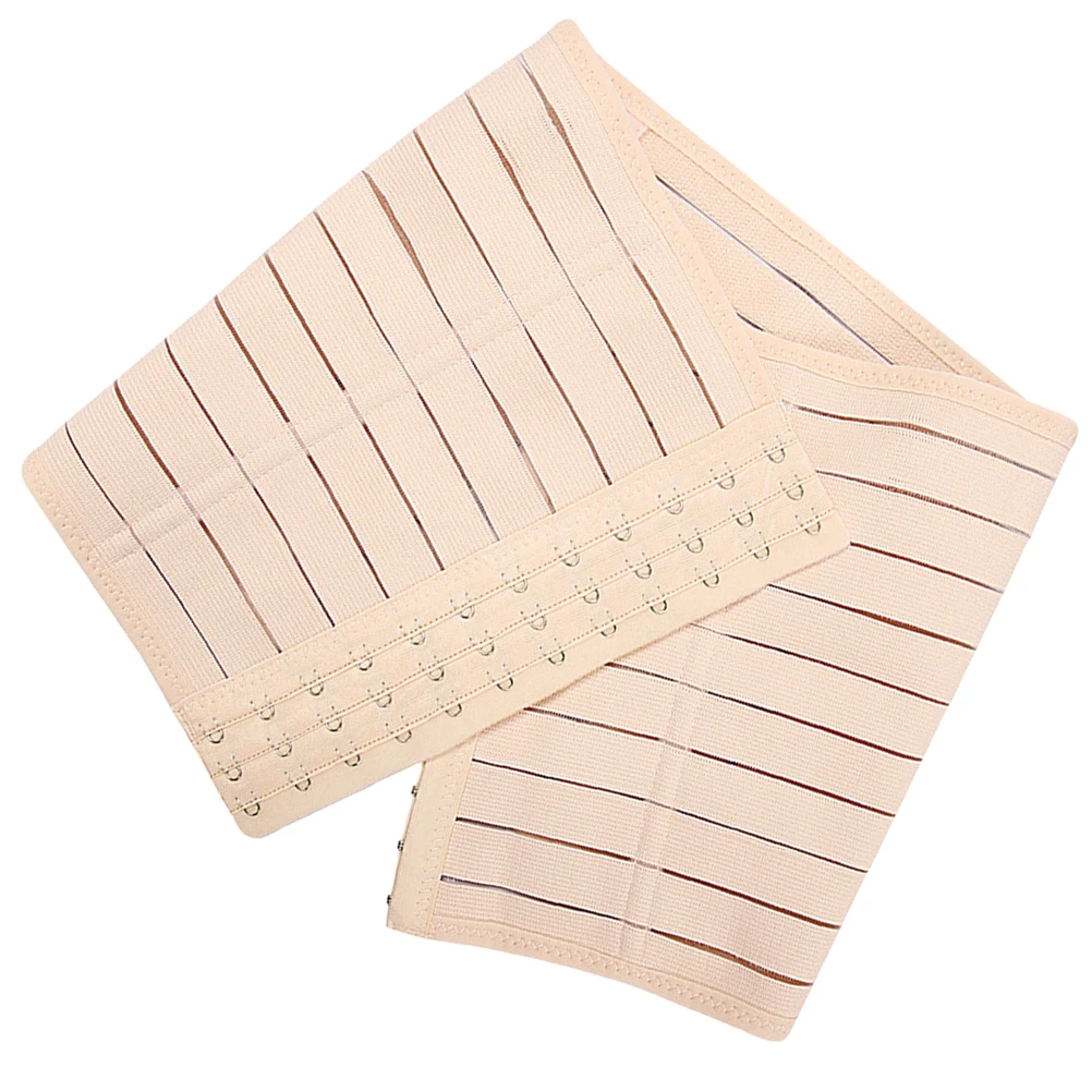 

Three row Postpartum Belly Belts Abdominal Binder for Women Breathable Hollow Waistb L 40 50kg Beige Slimming Body Support