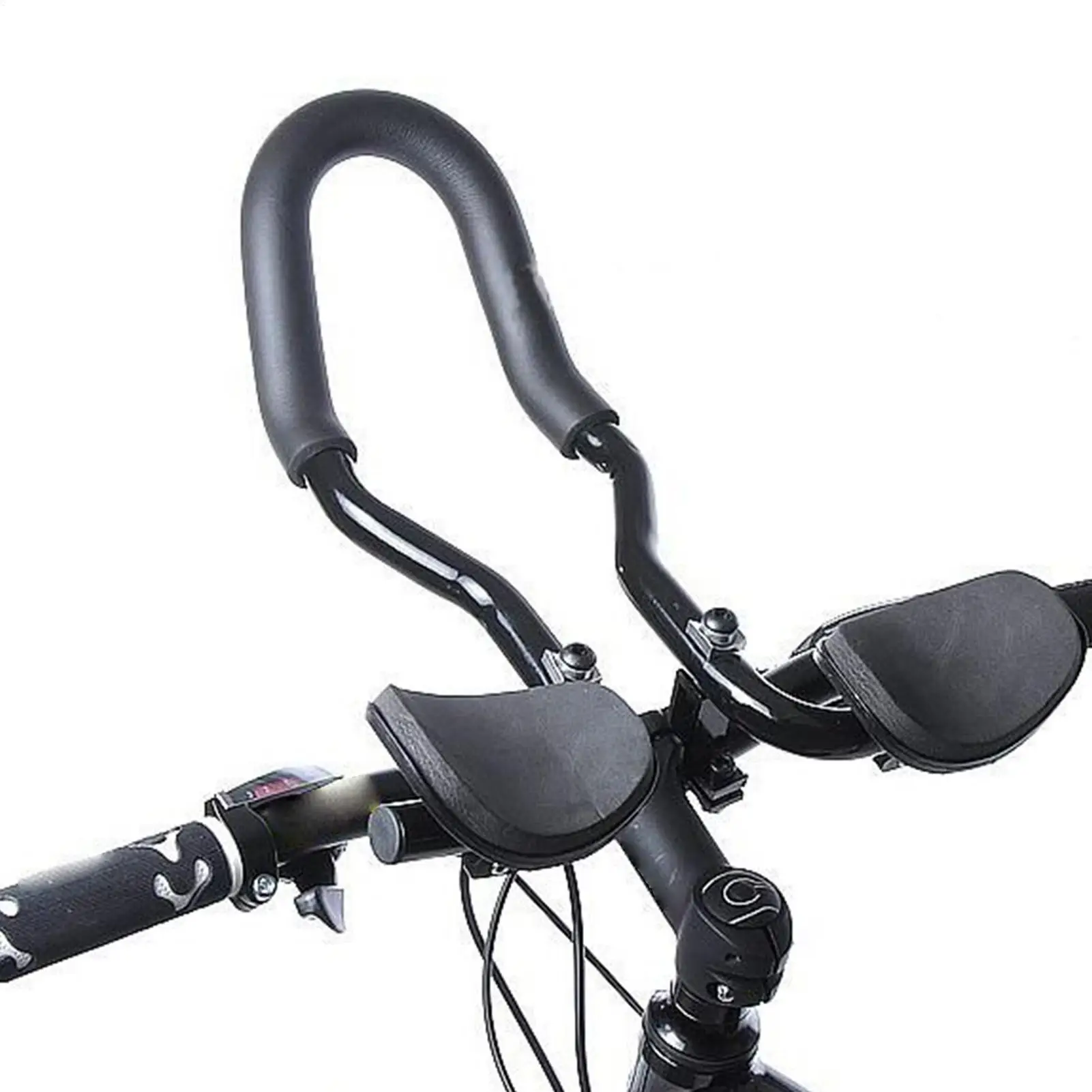 

Quick-Release Bicycle Aero Bar Lightweight Armrest Handlebar, Commuting Travel Training Racing Leisure Riding Supplies
