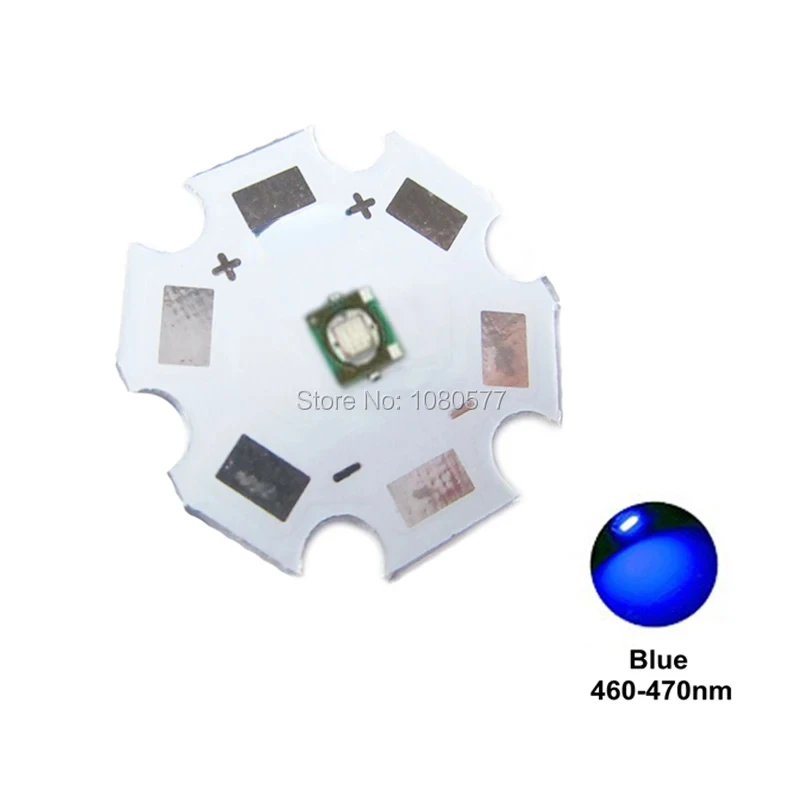 50PCS XPE XP-E 3535 LED 3W Cold White Warm White Red Green Blue UV High Power LED Emitter Diode With 16mm 20mm PCB for DIY