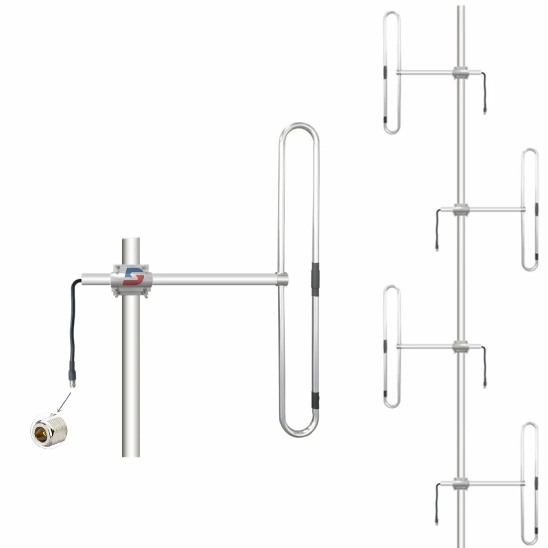 

Folding Dipole Antenna VHF FM Long Range Yagi Antenna