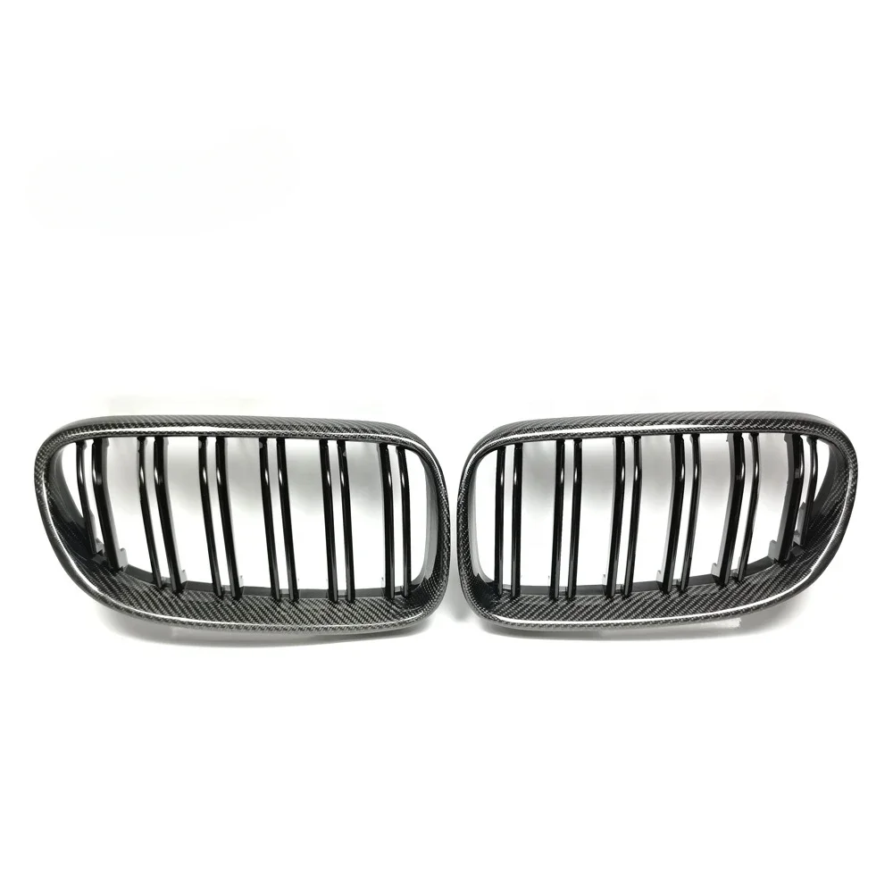 E92 E93 LCI Carbon Fiber Front Bumper Kidney Grille for BMW 3 Series E92 Coupe E93 Convertible Racing Grille 2010-2013