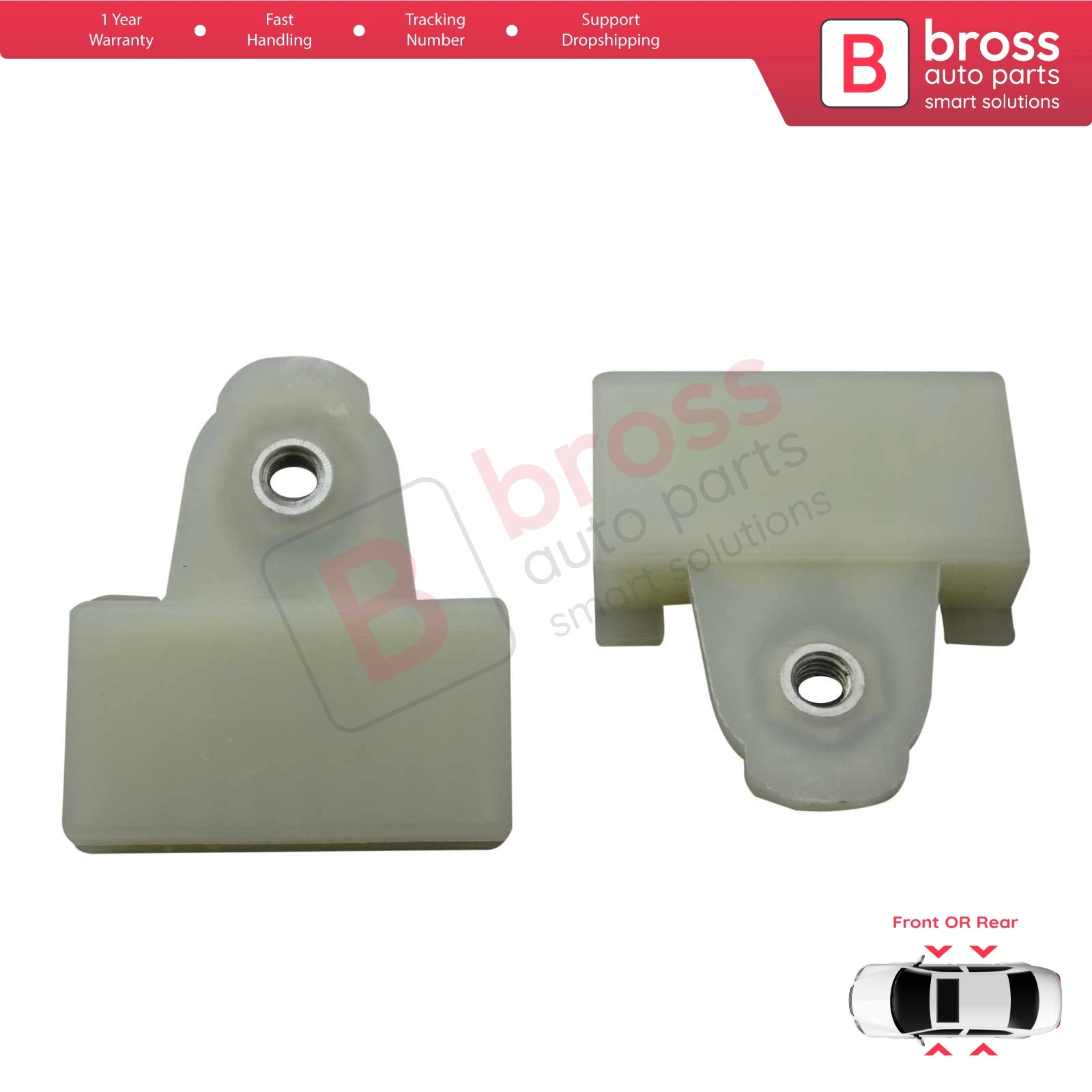 BWR5022 Window Glass Holder Sash Clips For Pontiac Grand Am Sunfire Oldsmobile Alero Cutlass Chevrolet Cavalier Malibu 22689012