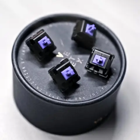 VERTEX V1 Linear Switch 50g Light Pressure Lubricated 5Pin Muffled Sound Custom Original Shaft for Mechanical Keyboard Cherry MX