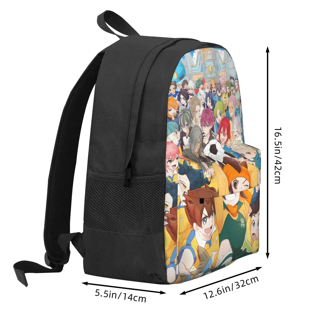 Inazuma Eleven Anime Women Backpack 3D Print Classical Children School Bag Game Football Laptop Backpack Teenage Travel Rucksack