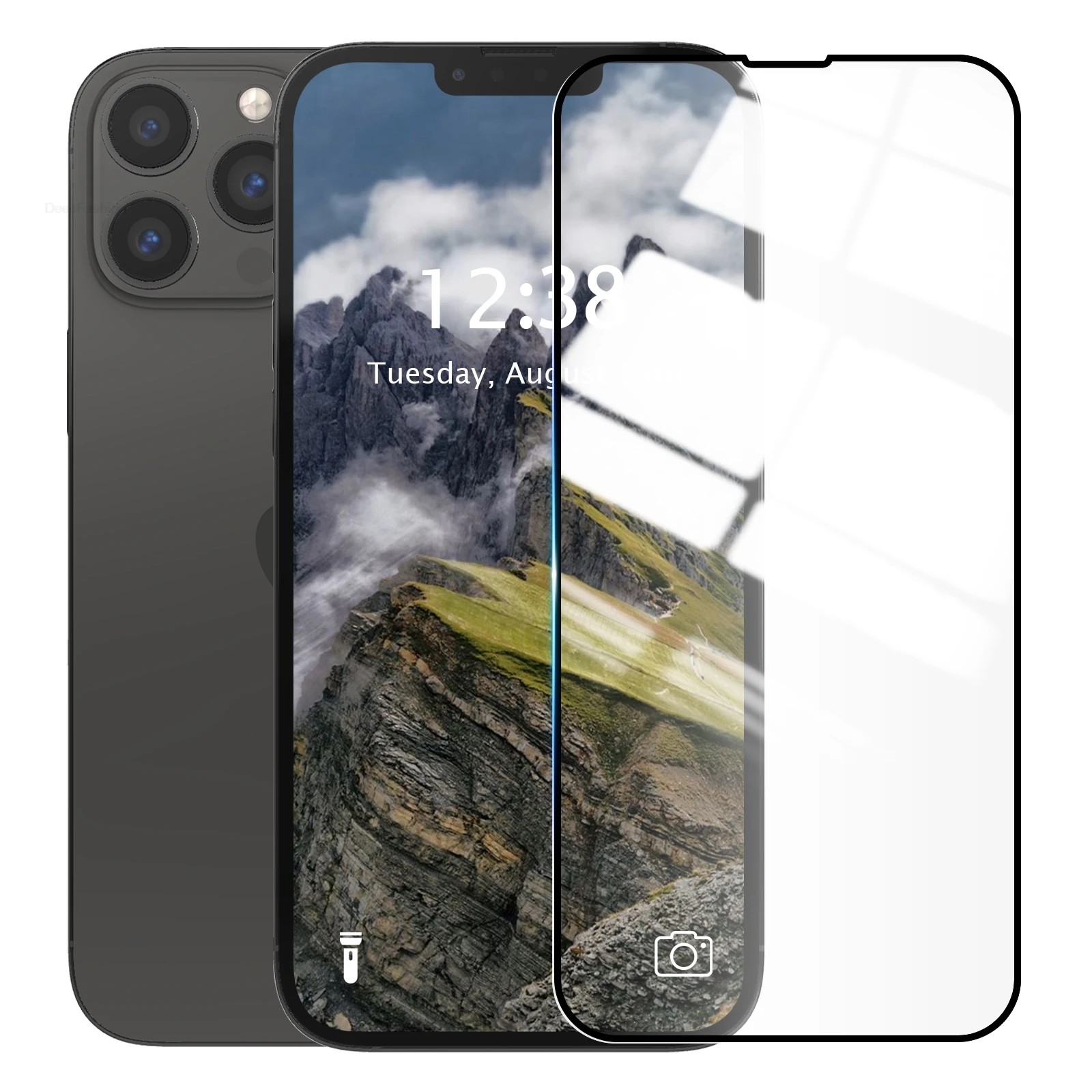 1-5PCS Displayschutzfolie für iPhone Duo 17 18 Pro Max 16 15 13 12 11 14 Pro 16E 17E X XR XS 17promax Schutzfolie aus gehärtetem Glas