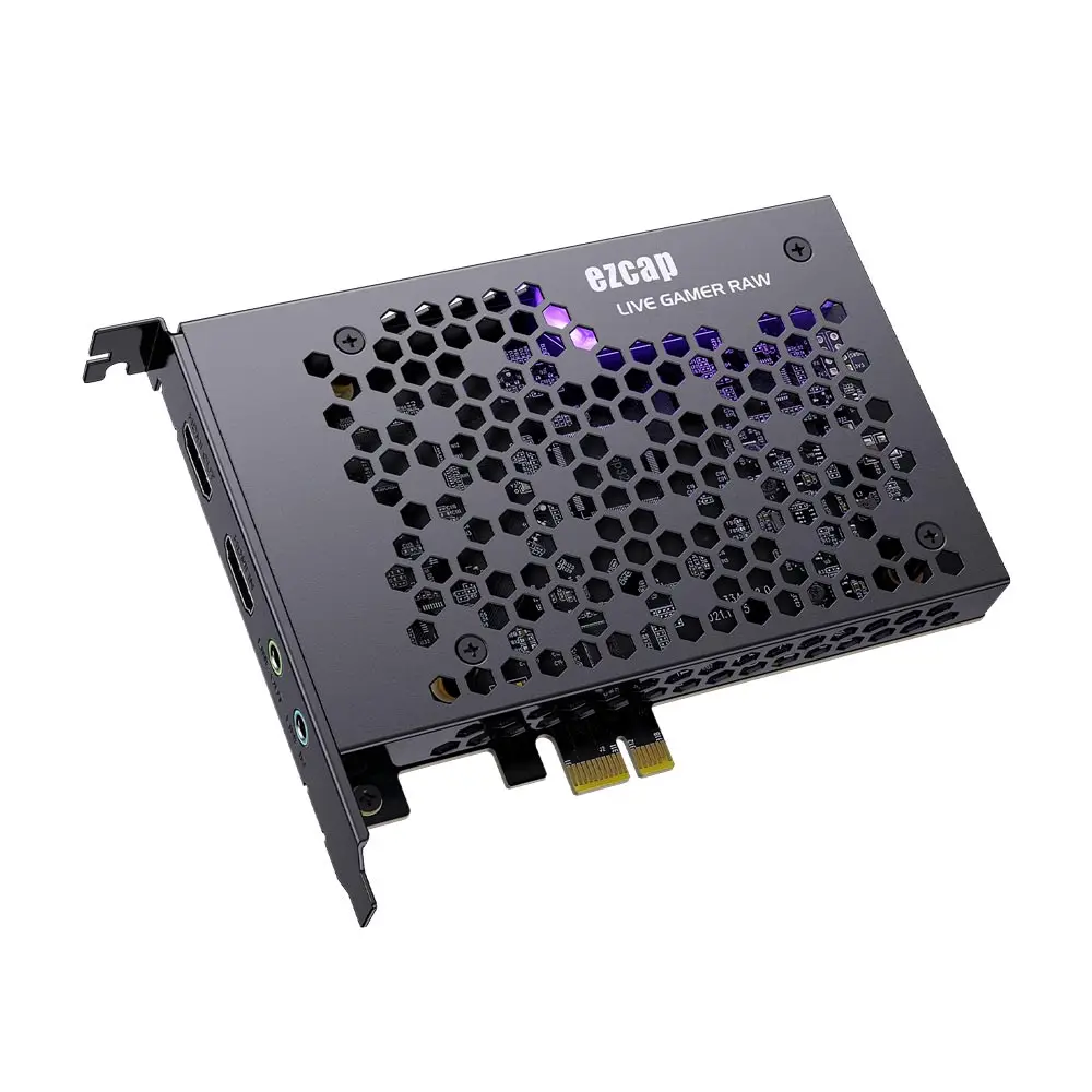 

EzCAP324B ezcap LIVE GAMER RAW PCIe capture card for Professional Gamers, Resolution up to 2160p30/1080p120/1440p60