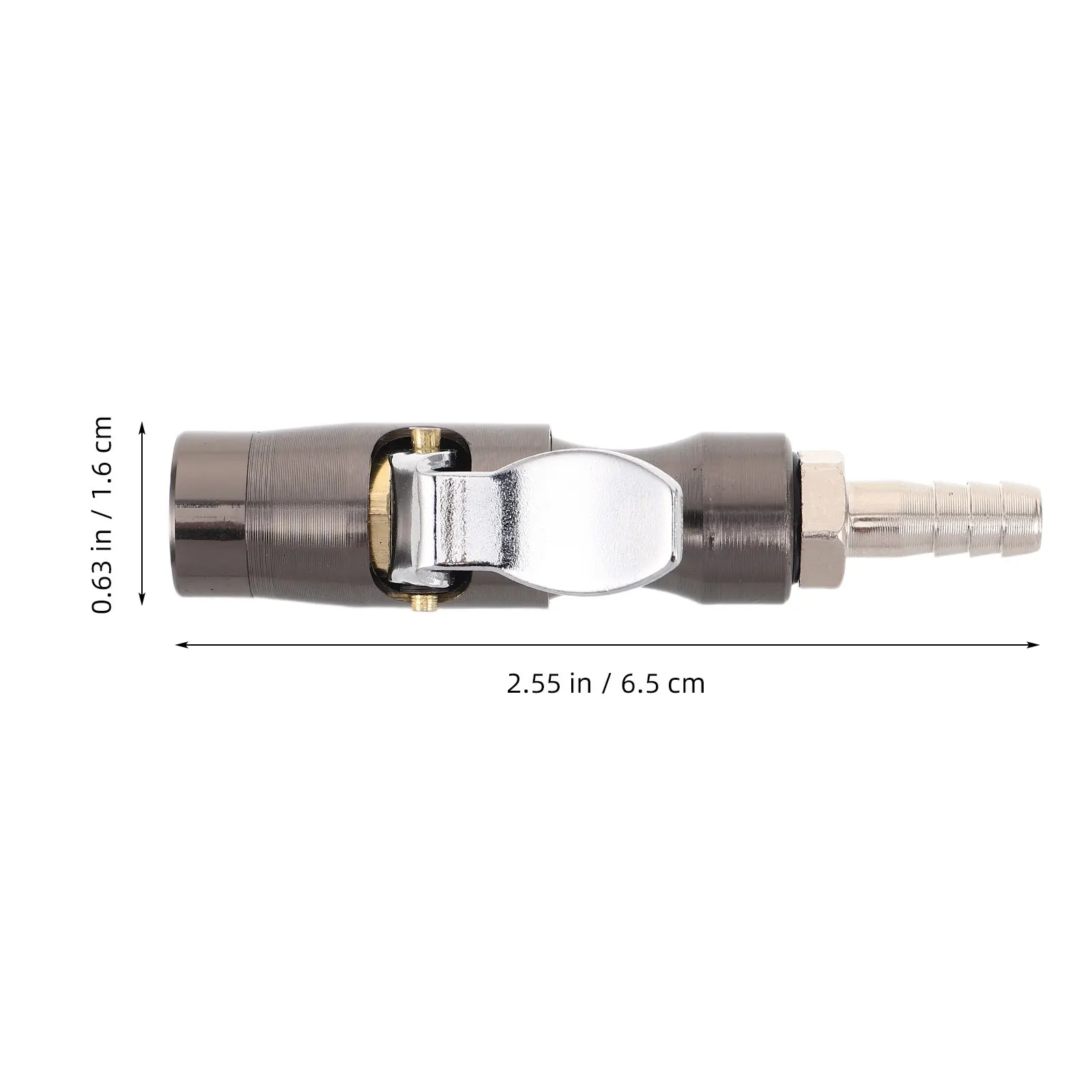 1Set Heavy Duty Self Locking Car Tire Gauge with Air Pressure Reading German Style Inflator Head for Cars Bikes Motorcycles Air