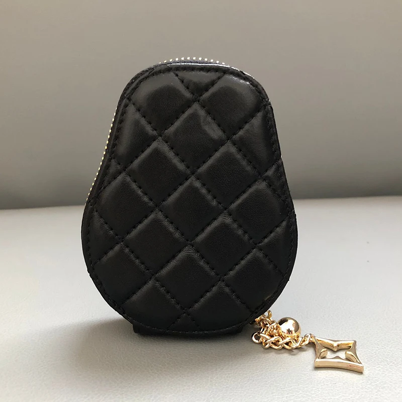 Women Wallets Purses Genuine Leather Money Bag Female Short Coin Card Holders Clutch Girl Zipper Pendant Japan Kpop Homemade New