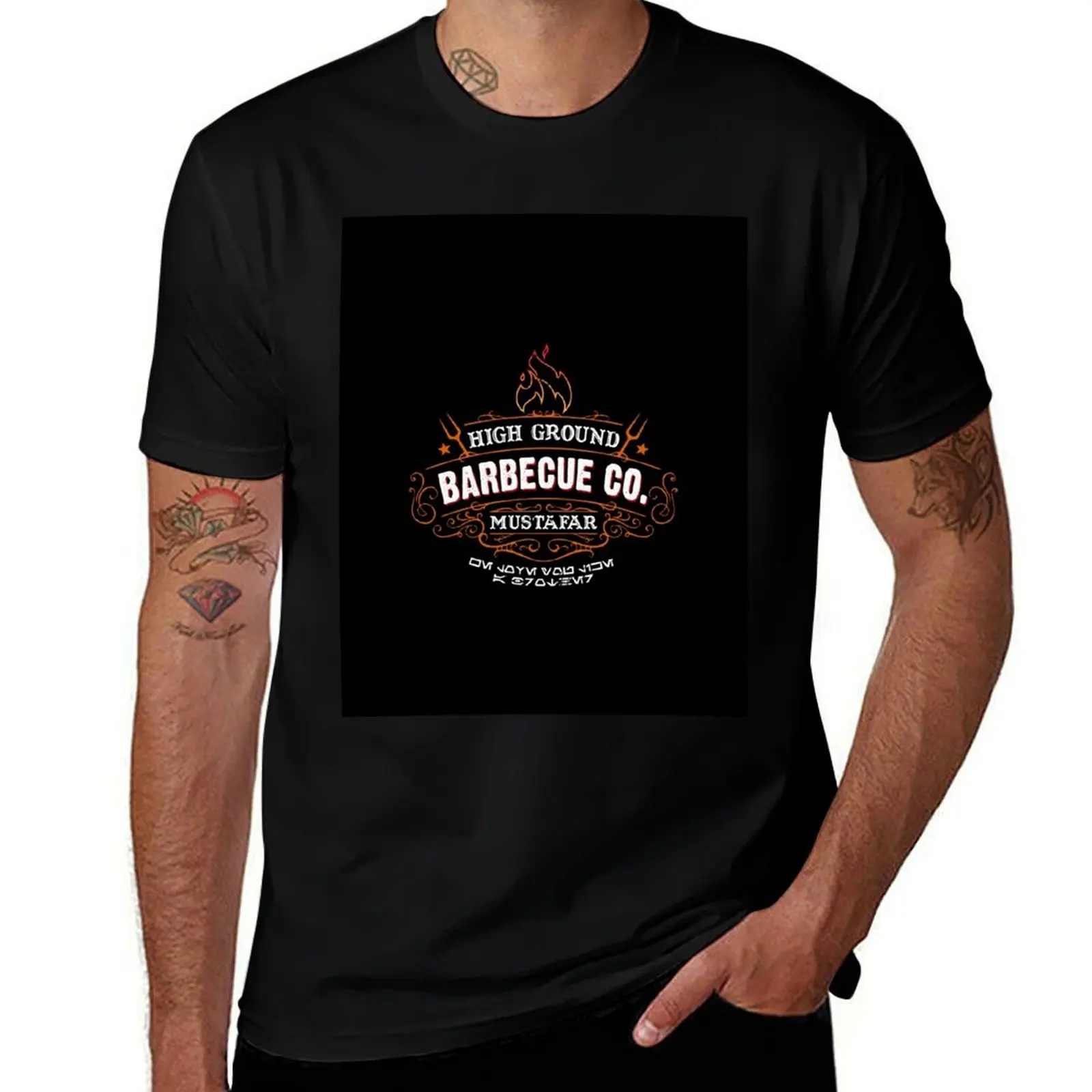 

High Ground BBQ T-Shirt Funny t-shirt oversized graphic tee vintage graphic tee graphic t shirt vintage Men's t-shirts