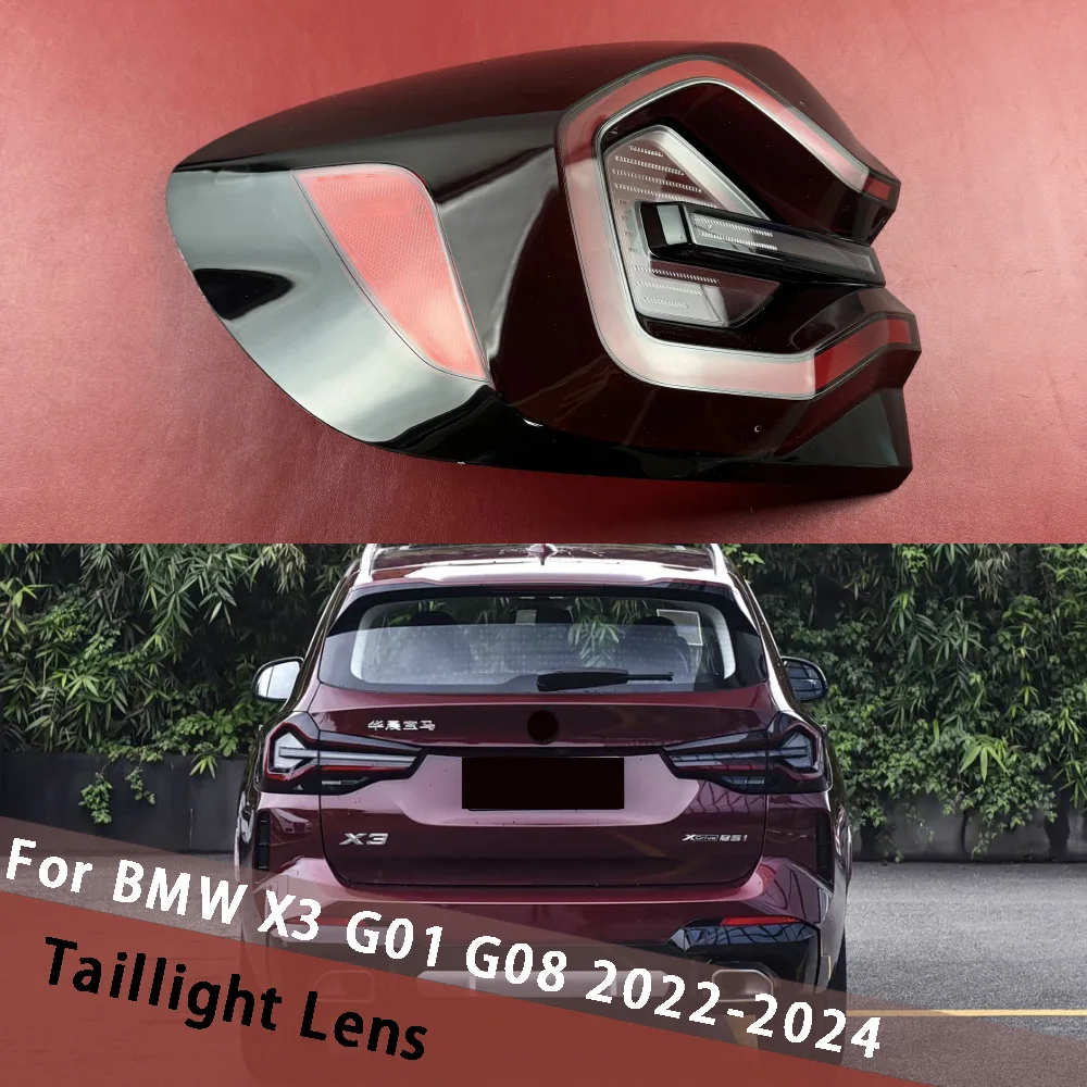 

For BMW X3 G01 G08 2022 2023 2024 Car Tail Lamp Cover Rear Signal Parking Lights Shell Housing Replace Original Lampshade
